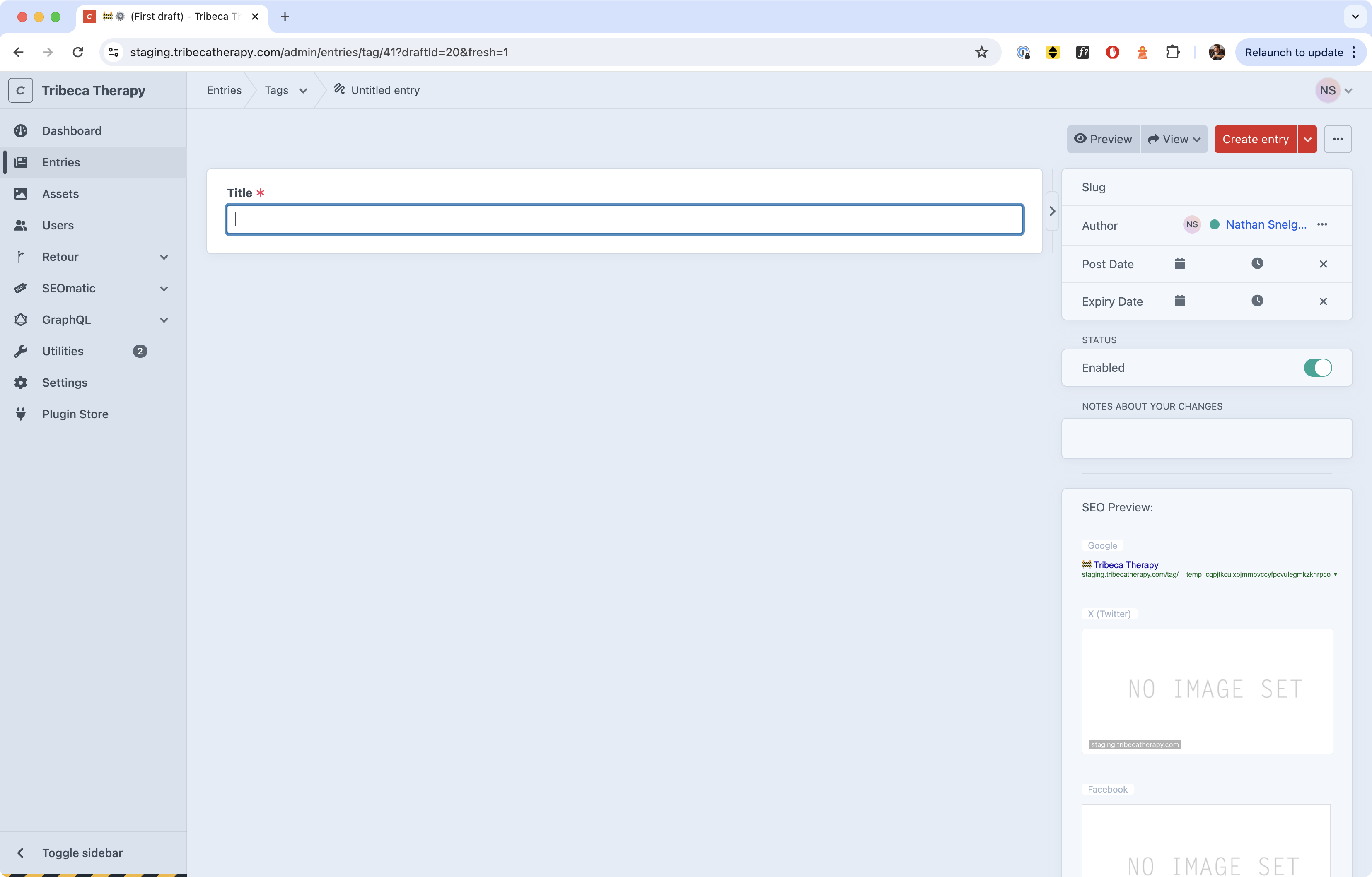 Create tag