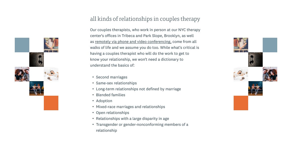 Text Section example